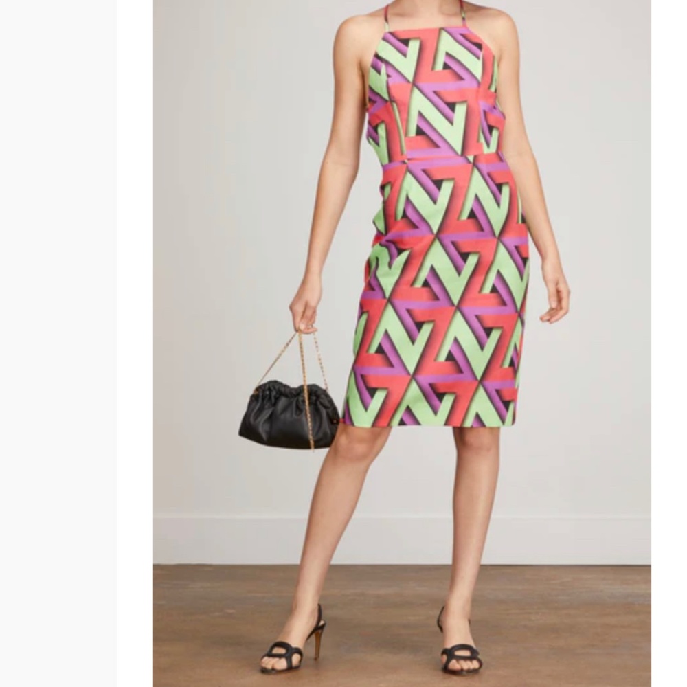 Rachel Comey Melba Dress Green Multi size 8- Never Worn